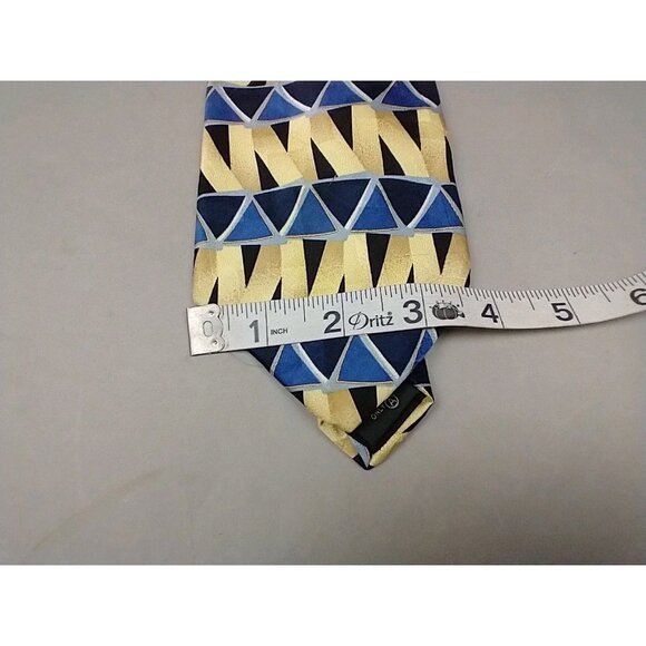 Cellini Linea Uomo Vintage Men's Necktie 100% silk Textured 56x4 - Picture 6 of 6